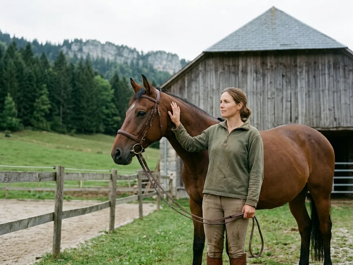 Cours d'équitation à Dingy-en-Vuache, Haute-Savoie