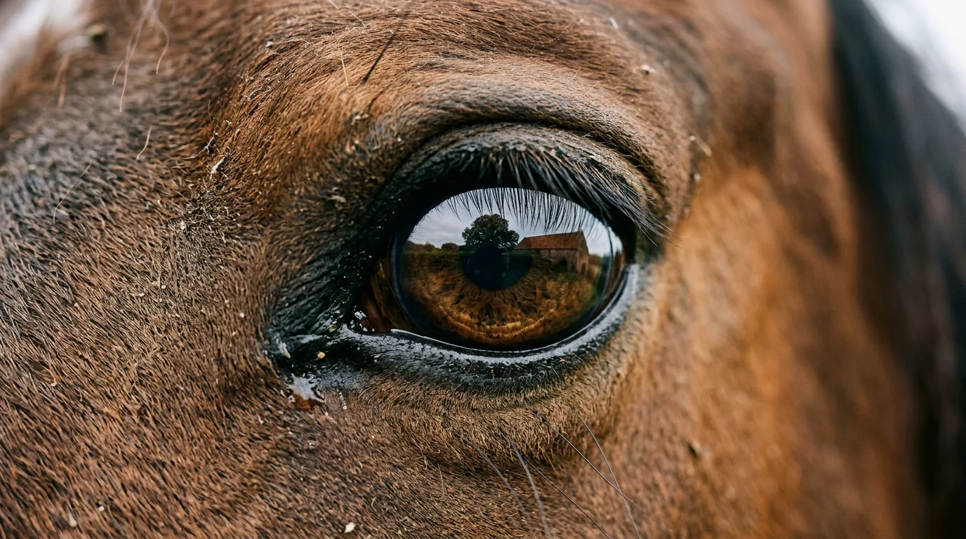 Un regard de cheval, Les Écuries de Jurens, Dingy-en-Vuache